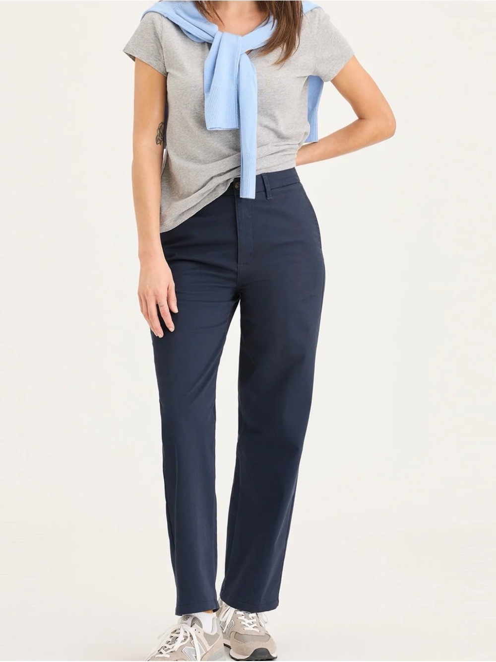 Dockers Navy Straight-Leg Women's Pants
